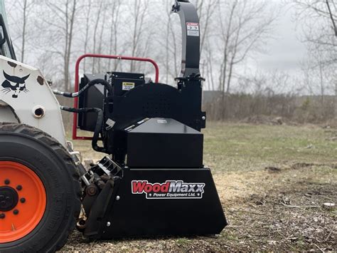 skid steer mounted wood chippers